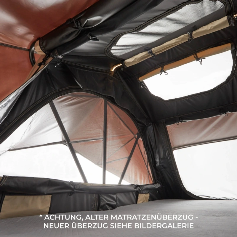 Lehký střešní stan LITTLE BAMBOO 125 GEN. 2 Coffee 2