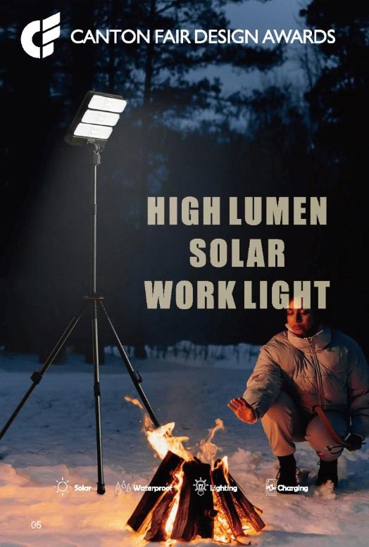 High Lumen Solar Work Light