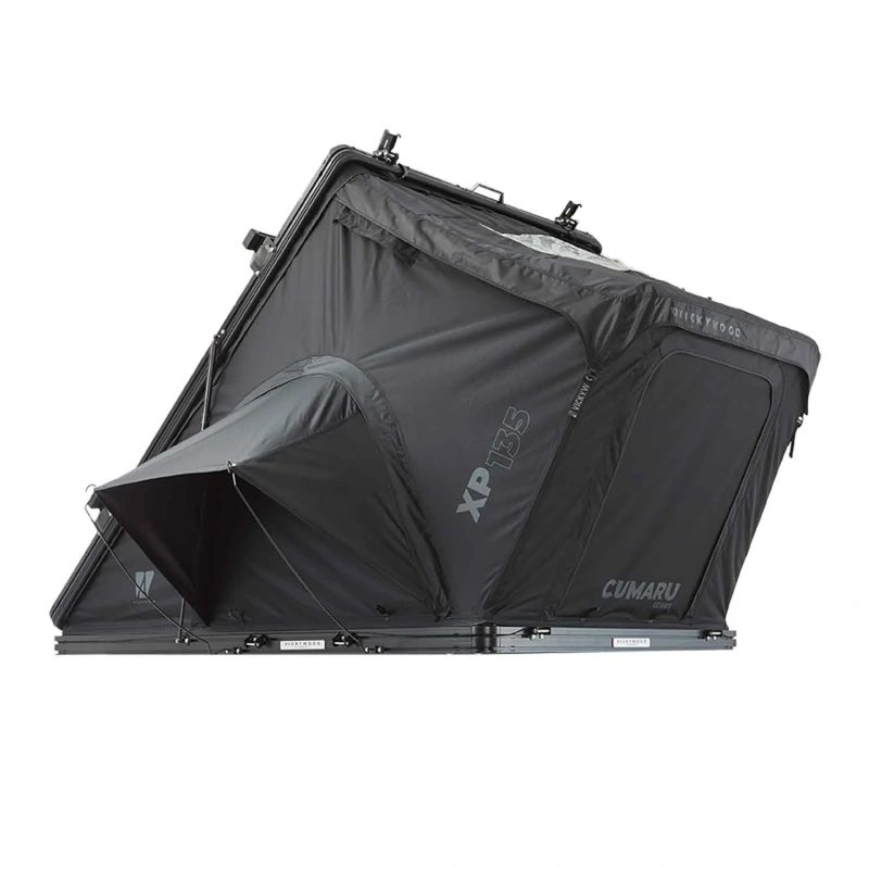 Hliníkový trojúhelníkový střešní stan CUMARU XP 135 – BLACK 2