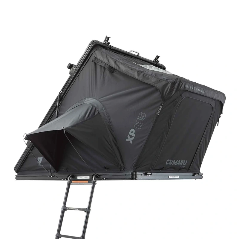 Hliníkový trojúhelníkový střešní stan CUMARU XP 135 – BLACK