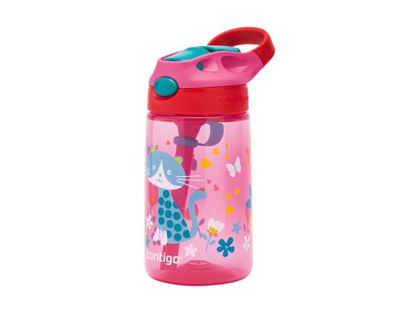 Contigo Dětské lahve/Gizmo Flip 420 ml Cherry Cat, růžová, červená