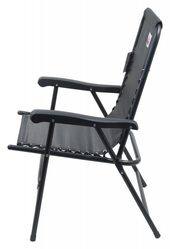 Židle zahradní skládací TERST černá